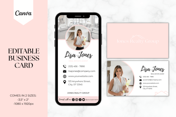 Download Business Card Set Template - Realtor 1 - Card set Collection