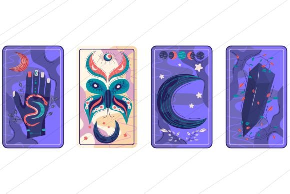 Download Tarot Card Set Magic Celestial Design. - Card set Collection