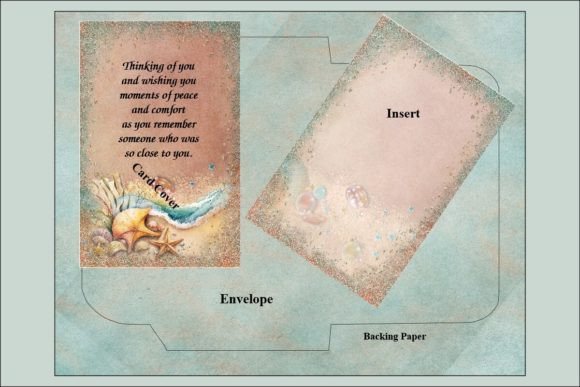 Download Seascape Sympathy Card Set - Card set Collection