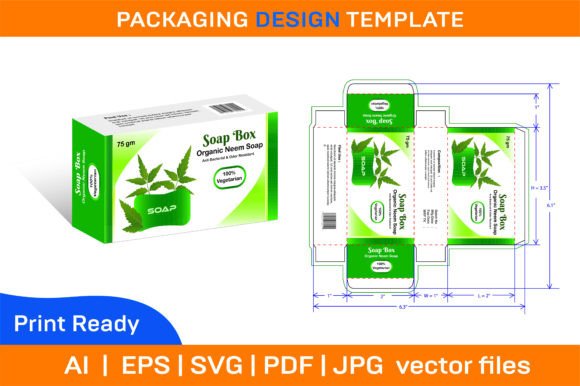 Download Neem Soap 75 Gm Box Packaging Design Tem - Packaging design Collection