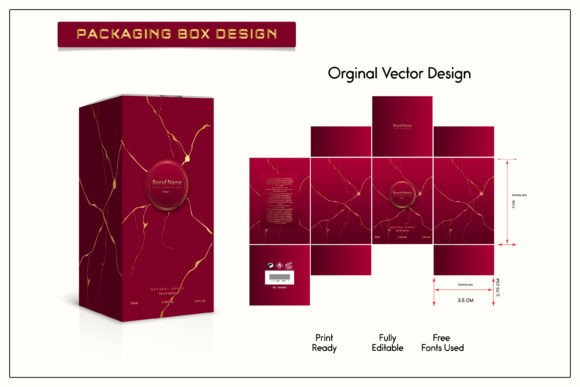 Download Luxury Perfume 3d Box Packaging Design - Packaging design Collection