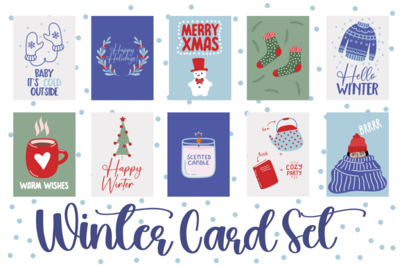 Download Winter Card Set - Card set Collection