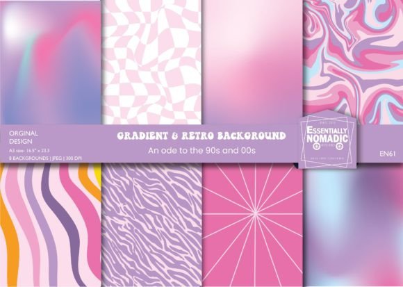 Download Y2k 90s Aesthetic Poster Card Set - Card set Collection