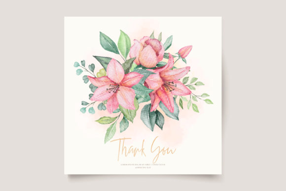 Download Elegant Floral Invitation Card Set - Card set Collection